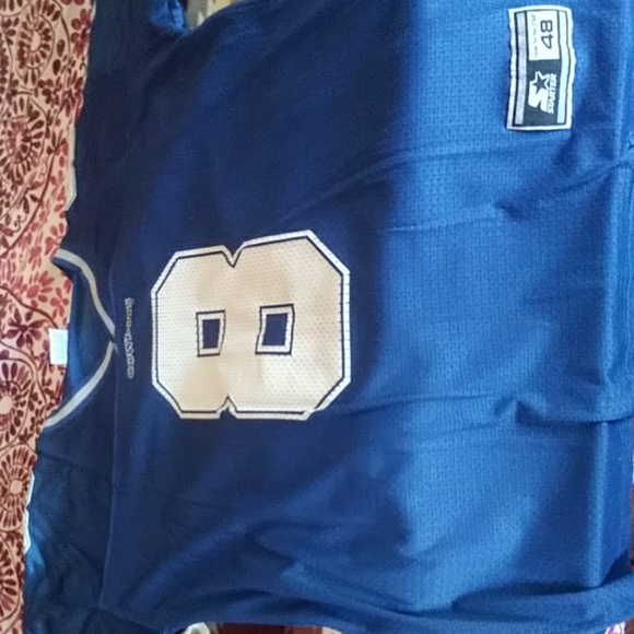 Cowboys Starter shirt/Troy Aikman #8 - Picture 2 of 4